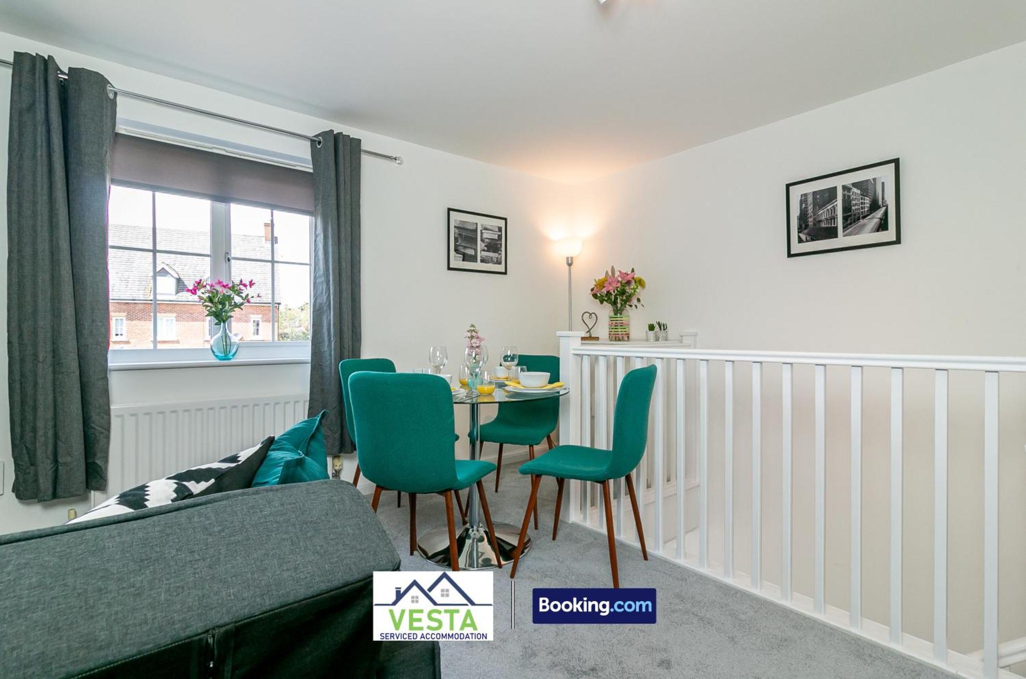 Three Bedroom Apartment By Vesta Serviced Accommodation & Short Lets Hatfield With Free Parking Hatfield (Hertfordshire) Exterior foto