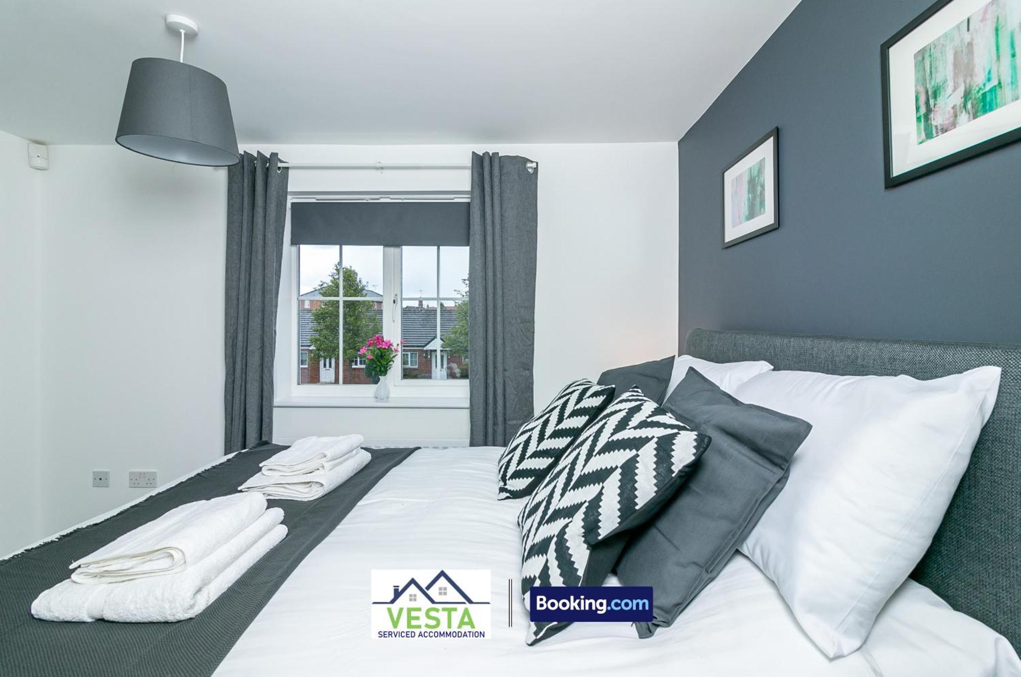 Three Bedroom Apartment By Vesta Serviced Accommodation & Short Lets Hatfield With Free Parking Hatfield (Hertfordshire) Exterior foto